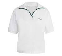 Adidas Poloshirt Seasonal Essentials Colorpop – mit aufgestickter Grafik – Weiß/Collegiate Green XL
