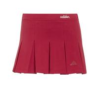 adidas Women's Seasonal Essentials Colorpop Skirt with Inner Leggings, Active Maroon/Off White, M