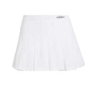 adidas Women's Seasonal Essentials Colorpop Skirt with Inner Leggings, White/Collegiate Green, XXL