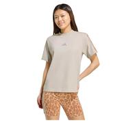 adidas Seasonal Essentials 3-Streifen Leopard Print T-Shirt Damen KB8192 - wonder alumina/multicolor M