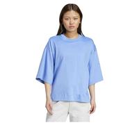 adidas Women's All SZN Soft Lux Loose T-Shirt Blue Fusion M