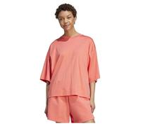 adidas Women's Soft Lux Lockeres T-Shirt Semi Turbo M