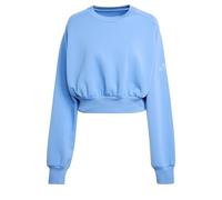 adidas Soft Lux Loose Sweatshirt Damen JV9895 - blue fusion L