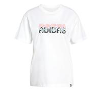adidas Women's Soft Side Graphic T-Shirt, White, L