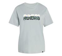 adidas Women's Soft Side Graphic T-Shirt, Wonder Sage, XS