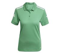 adidas Women's SQUADRA25 Cotton Polo, Team Green/White, XXS