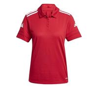 adidas Women's SQUADRA25 Cotton Polo, Team Power red/White, M