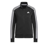adidas Women's Standard Essentials Warm-Up Slim 3-Stripes Track Top, Black, X-Small