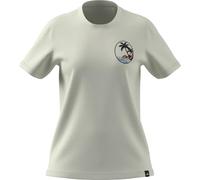 adidas Women's Summer Slide Graphic T-SHIRT2, Off White, XXS