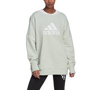 Adidas Womens Sweatshirt (Long Sleeve) W Fi Bos Crew, Linen Green, HK0499, S