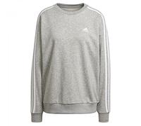 Adidas Womens Sweatshirt (Long Sleeve) W Lngwr SWT, Medium Grey Heather/White, HC9126, XL