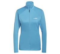 Adidas Womens Sweatshirt (Long Sleeve) W Mt Full Z Fle, App Sky Rush, HA2312, XL