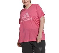 Adidas Womens T-Shirt (Short Sleeve) W Winrs 3.0 Tee, Pulse Magenta Mel, HJ7663, 3X