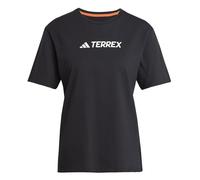 adidas Damen Terrex Classic Logo T-Shirt, Black, L