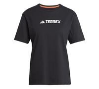 adidas Damen Terrex Classic Logo T-Shirt, Black, XL
