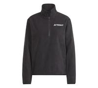 Sweatshirt ADIDAS TERREX "W MT ESS HZ FL", Damen, Gr. S, schwarz, Obermaterial: 100% Polyester, sportlich, Sweatshirts (94713328-S) schwarz
