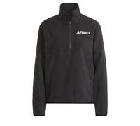 adidas Women's Terrex Multi Essentials Half Zip Fleece Jacket, Black, XS