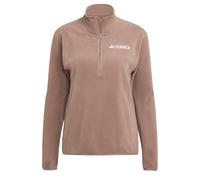 adidas TERREX Multi Essentials Fleece 1/2-Zip Sweatshirt Damen JM3119 - Trace brown XS