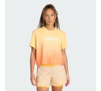 adidas Women's Terrex Multi Tee Meadow Pack, Semi Ice Tangerine, S