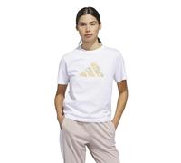 adidas Women's Umbrellas Big Logo Graphic T-Shirt, White, XS