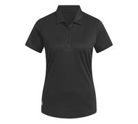 Adidas Women's Women's Solid Performance Short Sleeve Polo Shirt, Black, M