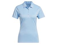adidas Women's Women's Solid Performance Short Sleeve Polo Shirt, Clear Sky, S