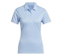adidas Women's Women's Solid Performance Short Sleeve Polo Shirt, Clear Sky, XS