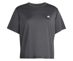 adidas - Women's Workout Essentials Minimal Crew Neck Tee - Funktionsshirt, Gr. 4XL 2X, grau (Black)