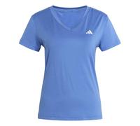 adidas Women's Workout Essentials V-Neck T-Shirt, ray Blue, XL