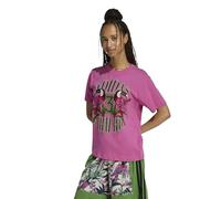 adidas Sportswear T-Shirt mit Label-Print in Pink, Größe XS