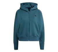 adidas Women's Z.N.E. Fullzip Hoodie, Arctic Night, Medium