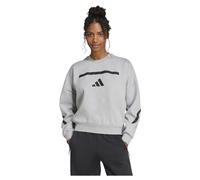 adidas Women's Z.N.E. Sweatshirt Medium Grey Heather S