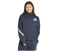 adidas Z.N.E. Kapuzenjacke Damen blau marine weiß - M