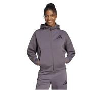 adidas Sportswear Z.N.E. Kapuzen-Sweatjacke Damen JD5985 - grey strata M