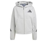adidas Z.N.E. Zip-Hoodie Damen - grau/schwarz - M