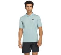 Poloshirt ADIDAS PERFORMANCE "WORKOUT ESSENTIALS BASE POLO", Herren, Gr. M, wonder sage, Obermaterial: 100% Polyester, Shirts (51512502-M) wonder sage