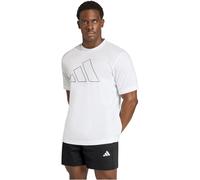 Adidas Workout Essentials Feelready Logo Short Sleeve T-shirt Weiß 3XL / Regular Mann