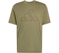 adidas Workout Essentials Feelready Logo Trainingsshirt Herren KE0423 - olive strata L