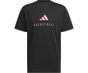 adidas Worldwide Hoops Logo Performance Graphic T-Shirt Herren JI9031 - black M