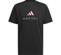 adidas Worldwide Hoops Logo Performance Graphic T-Shirt Herren JI9031 - black L