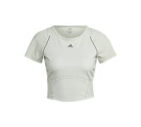 adidas WTR Cropped T-Shirt Damen Grün Grau XL ( 48 ) gruen