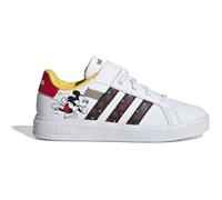 ADIDAS Grand Court Mickey EL K Sneaker, FTWR White/core Black/Better Scarlet, 28 EU