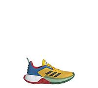 adidas x Lego Sport Juniors Grade School Big Kids Limited Collector Edition Collab Shoes (EQT Yellow/Core Black/Red, 4)