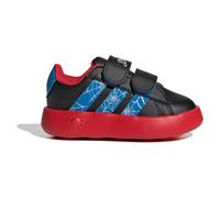 Adidas Babyschuh X Marvel Spider-Man Grand Court – Core Black / Bright Blue / Pure Ruby Größe EU 23