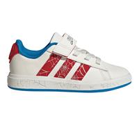Klettschuh ADIDAS SPORTSWEAR "ADIDAS MARVEL SPIDER-MAN GRAND COURT E FÜR KINDER", Gr. 33, cloud weiß, pure ruby, bright blau, Synthetik, sportlich, Schuhe (79558531-33) cloud weiß, pure ruby, bright b