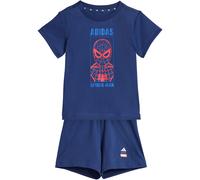 adidas x Marvel Spider-Man T-Shirt + Shorts Set Kinder JZ7676 - dark blue/off white 74