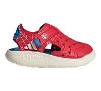 adidas x Marvel Spider-Man Water Baby-Badeschuhe JQ4402 - pure ruby/cloud white/bright blue 23