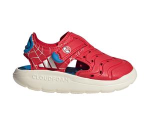 adidas x Marvel Spider-Man Water Baby-Badeschuhe JQ4402 - pure ruby/cloud white/bright blue 23