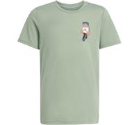 adidas x Minecraft Trainingsshirt Kinder KA0242 - silver green 176