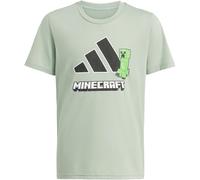 adidas x Minecraft Trainingsshirt Kinder KD6873 - silver green 152